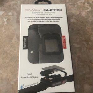 Apple Watch smart guard bumper case and screen protector and watch band for 38mm